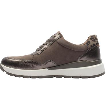 CAPRICE 23737 LACED SHOE - TAUPE