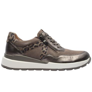 CAPRICE 23737 LACED SHOE - TAUPE