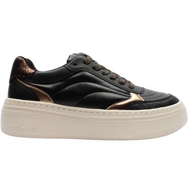 TAMARIS 23756 SHOE - BLACK BRONZE