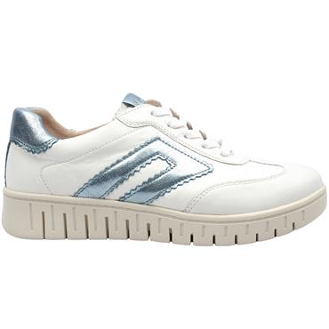 CAPRICE 23762 SHOE - WHITE BLUE