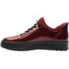 JANA 23764 LACED SHOE - WINE PATENT