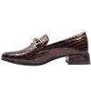MARCO TOZZI 24252 LOAFER SHOE - BROWN PATENT