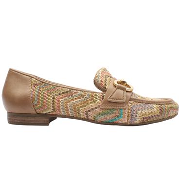 JANA 24265 LOAFER SHOE - BEIGE MULTI