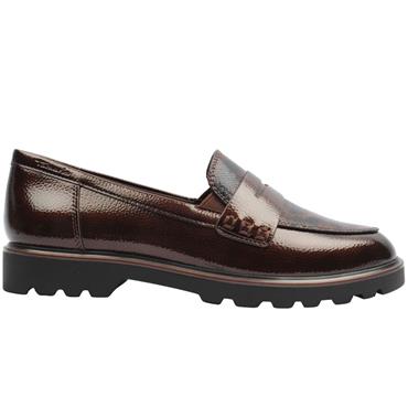 TAMARIS 24312 LOAFER SHOE - BROWN MULTI
