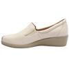 CAPRICE 24350 WEDGE SHOE - CREAM