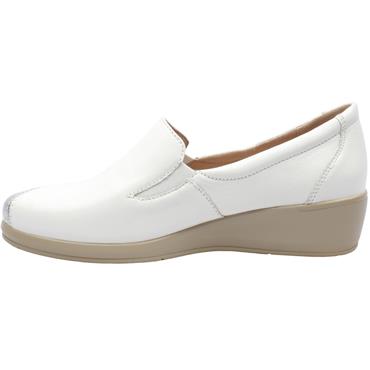 CAPRICE 24350 WEDGE SHOE - WHITE SILVER