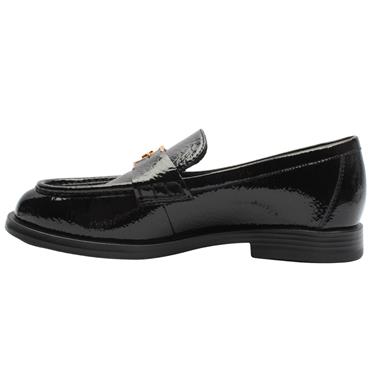 TAMARIS 24351 LOAFER SHOE - BLACK PATENT