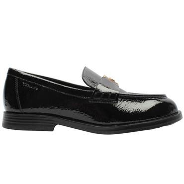 TAMARIS 24351 LOAFER SHOE - BLACK PATENT