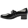 JANA 24366 STRAP SHOE - BLACK PATENT