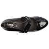JANA 24366 STRAP SHOE - BLACK PATENT