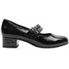 JANA 24366 STRAP SHOE - BLACK PATENT