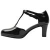 MARCO TOZZI 24419 TBAR HEELED SHOE - BLACK PATENT