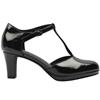 MARCO TOZZI 24419 TBAR HEELED SHOE - BLACK PATENT