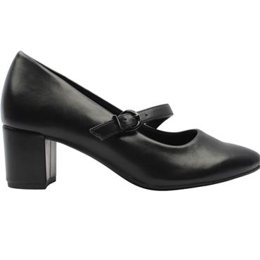 JANA 24460 STRAP SHOE - Black