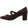 JANA 24461 STRAP SHOE - BROWN