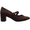 JANA 24461 STRAP SHOE - BROWN