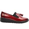 JANA 24668 SLIP ON SHOE - RED PATENT