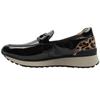 CAPRICE 24700 SHOE - BLACK/LEOPARD