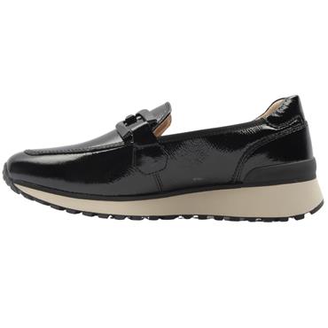CAPRICE 24700 SLIP ON SHOE - BLACK PATENT