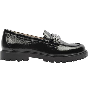 CAPRICE 24702 LOAFER SHOE - BLACK PATENT