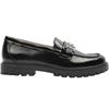 CAPRICE 24702 LOAFER SHOE - BLACK PATENT