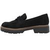 TAMARIS 24722 LOAFER SHOE - BLACK SUEDE