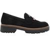 TAMARIS 24722 LOAFER SHOE - BLACK SUEDE