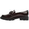 JANA 24764 LOAFER SHOE - BURGUNDY PATENT