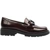 JANA 24764 LOAFER SHOE - BURGUNDY PATENT