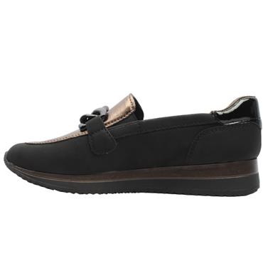 JANA 24766 SHOE - BLACK PEWTER
