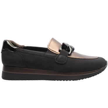 JANA 24766 SHOE - BLACK PEWTER