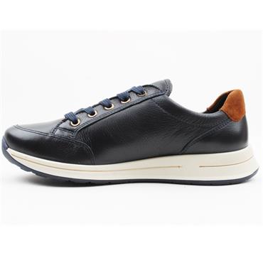 ARA 24801 LACED SHOE - NAVY/TAN