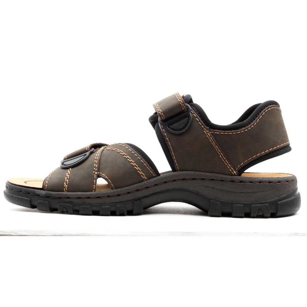 RIEKER 25051 VELCRO SANDAL BROWN Cordners Shoes
