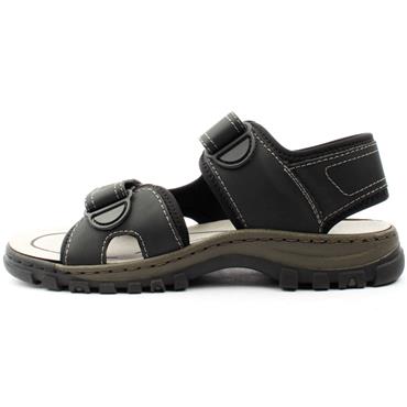 RIEKER 25053 SANDAL - BLACK BLACK