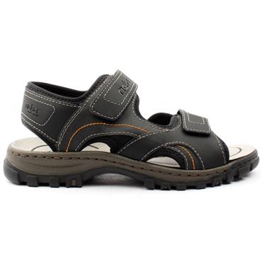 RIEKER 25053 SANDAL - BLACK BLACK