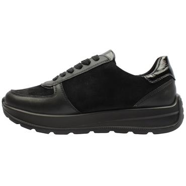 ARA 25112 SHOE - BLACK GREEN