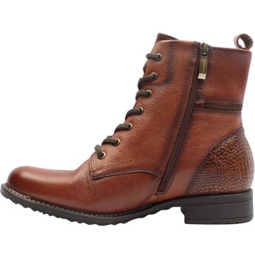 TAMARIS 25273 LACED BOOT - TAN