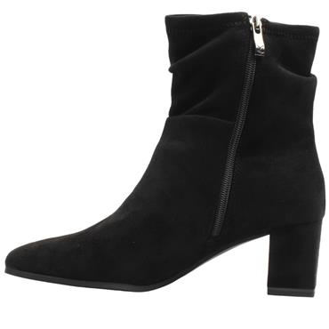 CAPRICE 25304 ANKLE BOOT - BLACK SUEDE