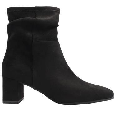 CAPRICE 25304 ANKLE BOOT - BLACK SUEDE