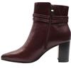 CAPRICE 25317 ANKLE BOOT - BURGUNDY