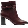 CAPRICE 25317 ANKLE BOOT - BURGUNDY
