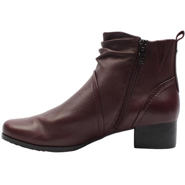 CAPRICE 25358 BOOTS - BURGUNDY
