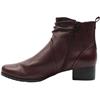 CAPRICE 25358 BOOTS - BURGUNDY