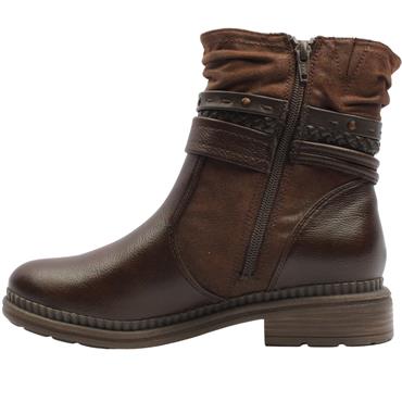 JANA 25464 ANKLE BOOT - BROWN
