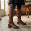 JANA 25568 KNEE HIGH BOOT - CHESTNUT
