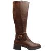 JANA 25568 KNEE HIGH BOOT - CHESTNUT
