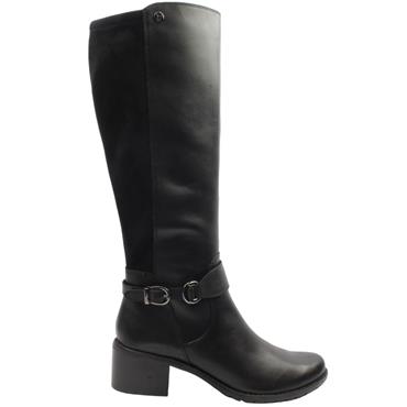 CAPRICE 25601 KNEE HIGH BOOT - BLACK MULTI