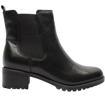 JANA 25710 GUSSET BOOT - Black