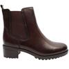 JANA 25710 GUSSET BOOT - BROWN