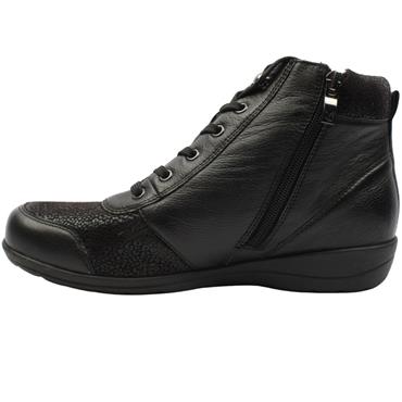 CAPRICE 26258 LACED BOOT - BLACK MULTI